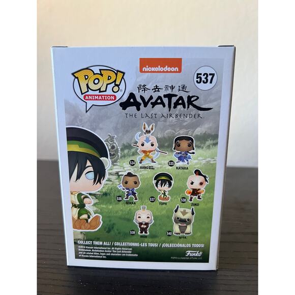 Toph Avatar Last Airbender Funko Pop #537 Nickelodeon Animation Cartoon Anime - Picture 3 of 6